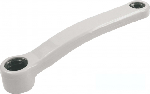 Braț Pedale - Brat pedalier, otel, ax patrat,lungime 170mm, culoare gri