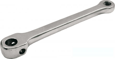 Braț Pedale - Brat pedalier, otel, pana conica, lungime 170mm, cromat
