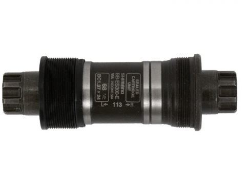Transmisie & Accesorii - Butuc Pedalier Shimano Bb-Es300, Bsa, 68-121Mm, Octalink, Fara Suruburi De Fixare, Ambalat Ind.
