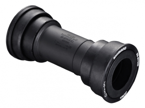 Transmisie & Accesorii - Butuc pedalier Shimano BB-MT500-PA, cuvete dreapta & stanga, press fit mtb, rulmenti, tub intern, culoare negru