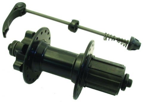 Roți-Accesorii - Butuc Spate Casetat Aluminiu Disc 36H 8/9/10V Negru