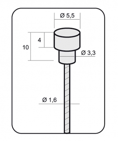 Cabluri - Cablu Frana Alligator Cursiera Campagnolo L-1700mm Ã˜1,6 Inox Inoxidabil