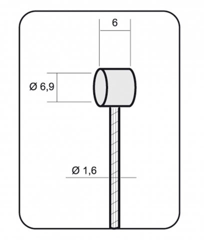 Cabluri - Cablu Frana Alligator MTB L-1700mm Ã˜1,6 Inox Inoxidabil