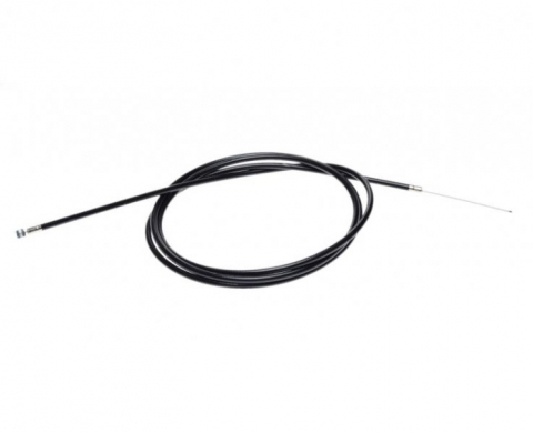 Sistem Frânare - Cablu frana fata cu teaca, pentru biciclete, lungime cablu 1800mm, lungime teaca 1700mm, culoare negru