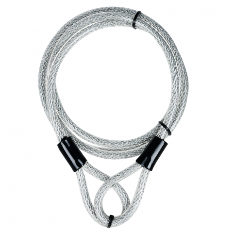 Accesorii-Design-Ornament - Cablu legat LockMate12, Argintiu, 1.2M x 12mm
