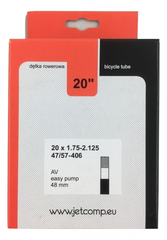 20" - Camera de aer biciclete JET 20"x1,75/2,125 AV-48mm