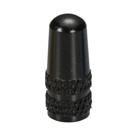 Anvelope-Camere - Capace valva presta 2 Buc Aluminiu Negru