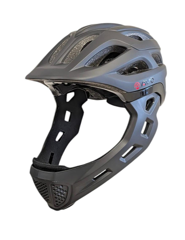 Echipamente - Casca bibiclete/trotinete PNY-49 FULLFACE negru MAT marimeM (44-51cm) AVO
