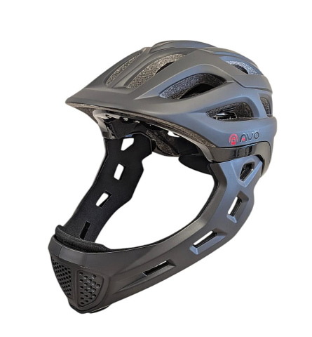 Casca bibiclete/trotinete PNY-49 FULLFACE negru MAT marimeM (44-51cm) AVO [3]
