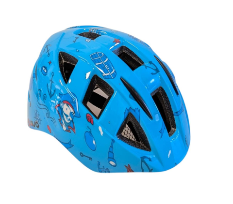 Casca bibiclisti copii  PNY-11 albastru PIRAT marime L (51-55cm) AVO [1]
