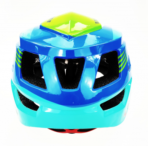 Casca biciclisti AVO-03, culoare albastru/verde, marime M (46-52cm) [3]