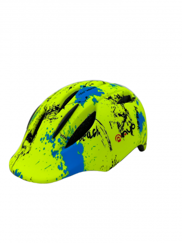 Echipamente - Casca biciclisti AVO-10, marime M (48-52cm), culoare verde fluo