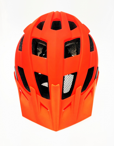 Casca biciclisti AVO-24, culoare portocaliu fluo mat, marime L (58-61cm) [2]