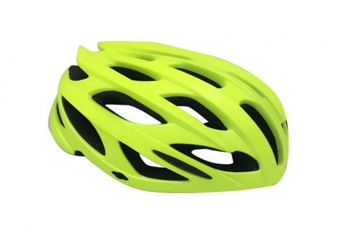 Caști - Casca biciclisti AVO-48, marime L (58-62 cm), culoare galben fluo