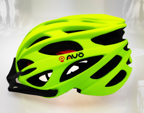 Casca biciclisti AVO-48, marime L (58-62 cm), culoare verde fluo mat [3]