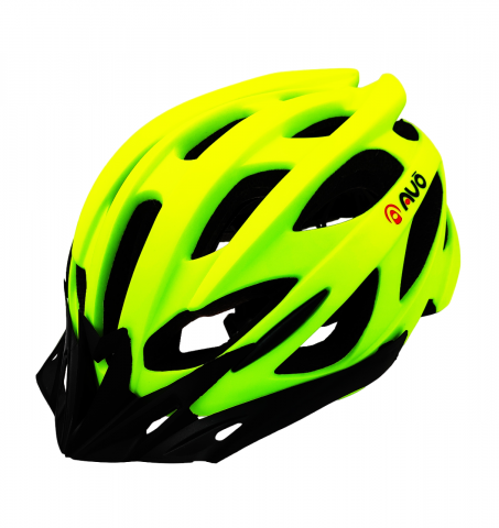 Echipamente - Casca biciclisti AVO-48, marime L (58-62 cm), culoare verde fluo mat