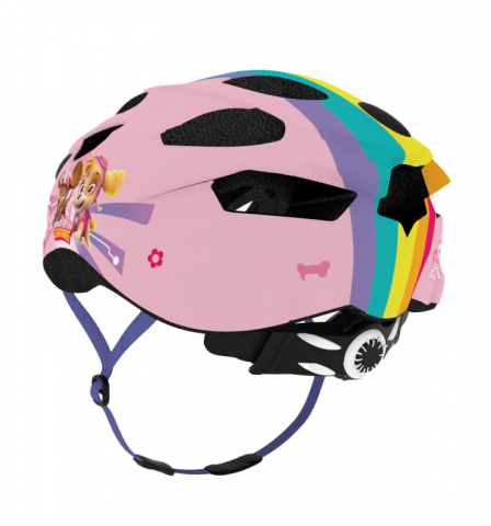 Casca biciclisti copii IN-MOLD, model Paw Patrol, culoare roz, marime M(52-56cm) [7]
