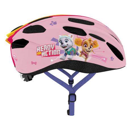 Casca biciclisti copii IN-MOLD, model Paw Patrol, culoare roz, marime M(52-56cm) [1]