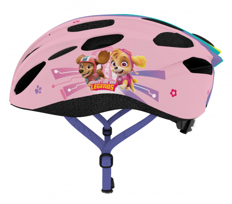 Casca biciclisti copii IN-MOLD, model Paw Patrol, culoare roz, marime M(52-56cm) [2]