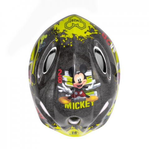 Casca biciclisti copii, model Mickey Mouse, culoare negru/galben, marime M(52-56cm) [9]
