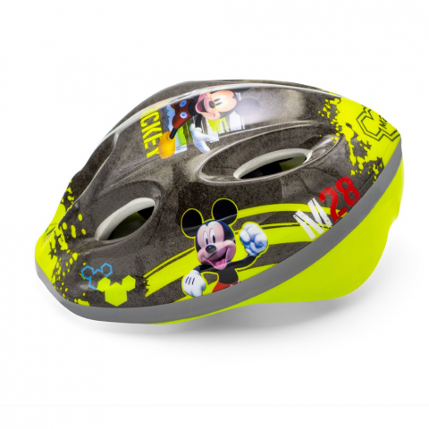 Casca biciclisti copii, model Mickey Mouse, culoare negru/galben, marime M(52-56cm) [3]