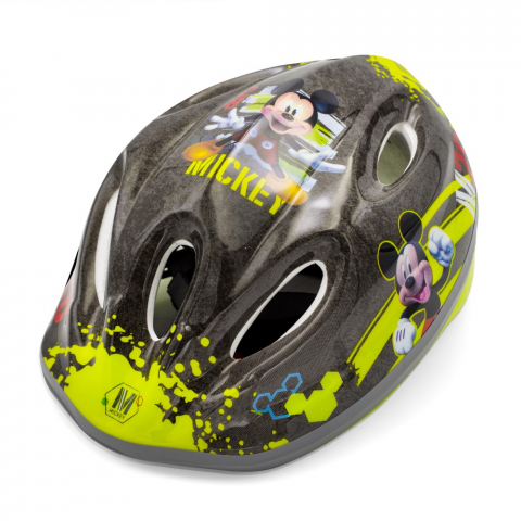 Casca biciclisti copii, model Mickey Mouse, culoare negru/galben, marime M(52-56cm) [2]