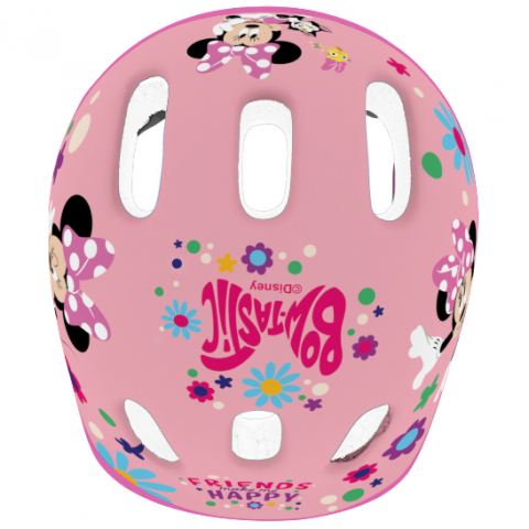 Casca biciclisti copii, model Minnie Mouse, culoare roz, marime XS(44-48cm) [2]