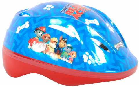 Caști - Casca biciclisti copii, model Paw Patrol, culoare albastru, 51-55 cm