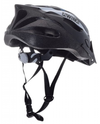 Casca ciclisti copii Awina, marime M(55 cm-58 cm), culoare negru/albastru [1]