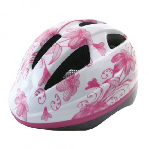 Echipamente - Casca copii Out-Mould culoare alb-roz marime S