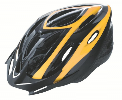 Echipamente - Casca Rider Culoare Negru/Galben Marime L (58-61cm)
