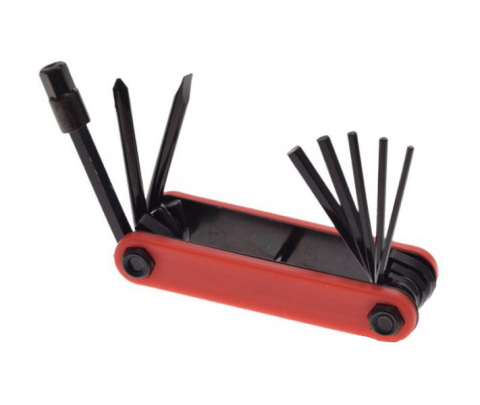 Chei Multi-Funcționale - Cheie multifunctionala 8 functii, culoare rosu