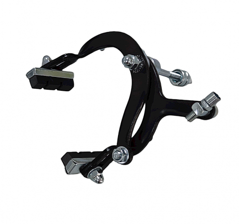 Cleste frana pentru roata fata N810S, tip potcoava, 57-76mm, culoare negru [1]