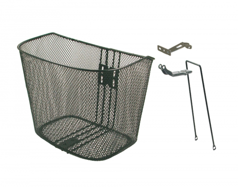Coșuri - Cos Bicicleta Fier 35x25x26cm Negru