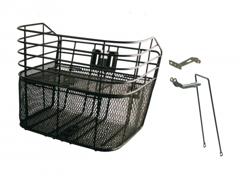 Coșuri - Cos Bicicleta Fier 36x25x27cm Negru