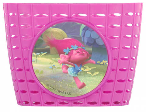 Transport-Depozitare - Cos de bicicleta pentru copii Punky, material plastic, culoare roz