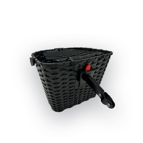 Cos fata biciclete "Click" sistem prindere pipa ghidon, culoare negru [2]