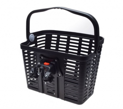 Cos fata grilaj plastic cu maner, culoare negru [1]