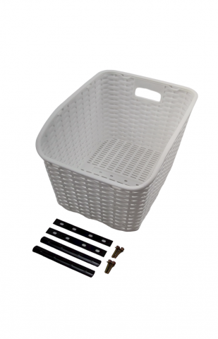 Cos spate biciclete JET plastic 43x31x24cm, 1089g, culoare alb [6]