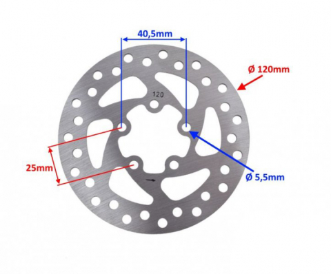 Disc frana 120mm pentru Xiaomi M365 [1]