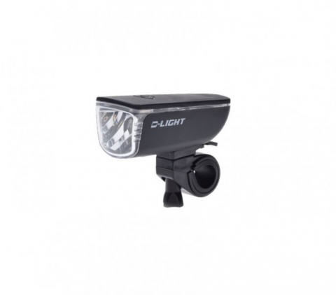 Iluminat-Semnalizare - Far biciclete, D-Light 0,5 Watt Led 12 Lux, cu baterii