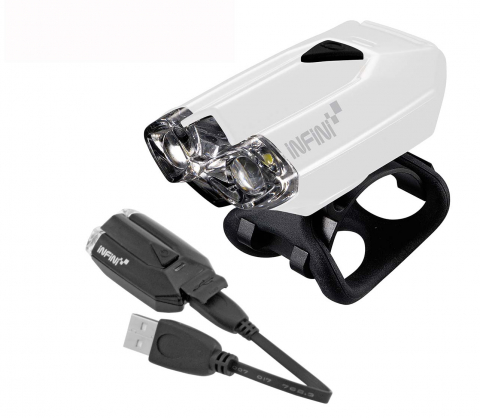 Iluminat-Semnalizare - Far Infini Lava 4 functii 2 Super Led alb 3Lux Alb