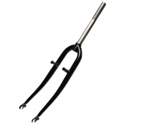 Furcă Față - Furca fata biciclete 28", gat 1", culoare negru