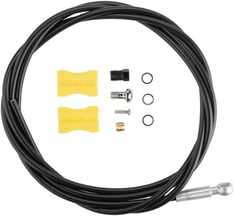 Sistem Frânare - Furtun Shimano Sm-Bh90-Sbls, 2000Mm, Negru, Conector Drept Pe Maneta (Neasamblat), Incl. Insertie Conectare, Fara Capat, Incl. Tl-Bh61, Ambalat Ind.