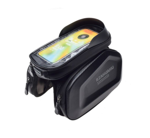 Genți-Borsete - Geanta prindere cadru bicicleta,suport telefon impermeabil