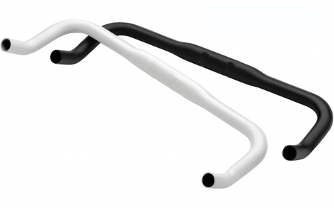 Suspensie-Cadru - Ghidon Bull Horn Alu L-400mm Ã˜31,8 OverSize Alb