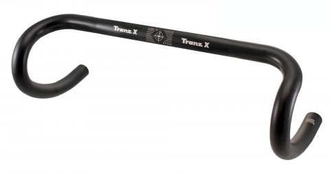 Suspensie-Cadru - Ghidon cursiera Tranz-X Standard, aluminiu, latime 420mm, Ø26, culoare negru