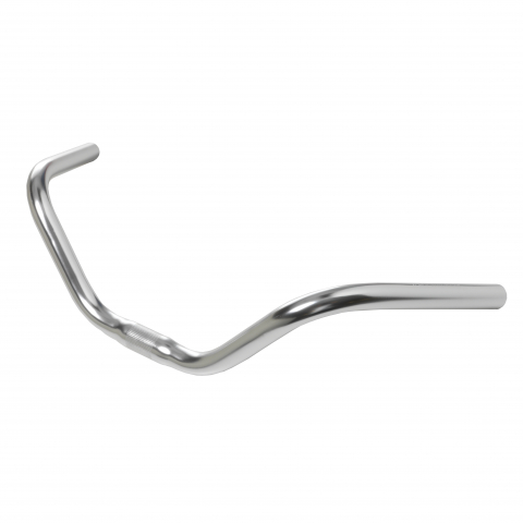 Suspensie-Cadru - Ghidon Parma, aluminiu, latime 520mm, Ø25.4, culoare argintiu, polis lucios