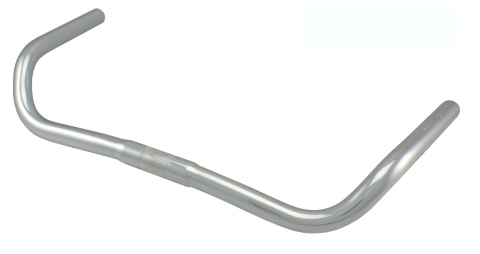 Suspensie-Cadru - Ghidon Torino, aluminiu, latime 495mm, Ø25.4, culoare argintiu, finisaj polis lucios