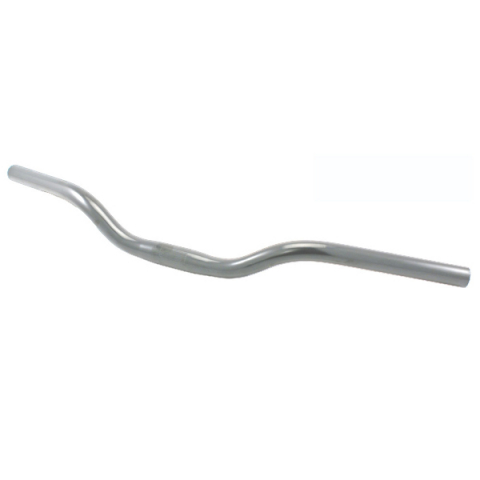 Suspensie-Cadru - Ghidon Trekking, aluminiu, lungime 590mm, Ø25,4, culoare argintiu, polis lucios